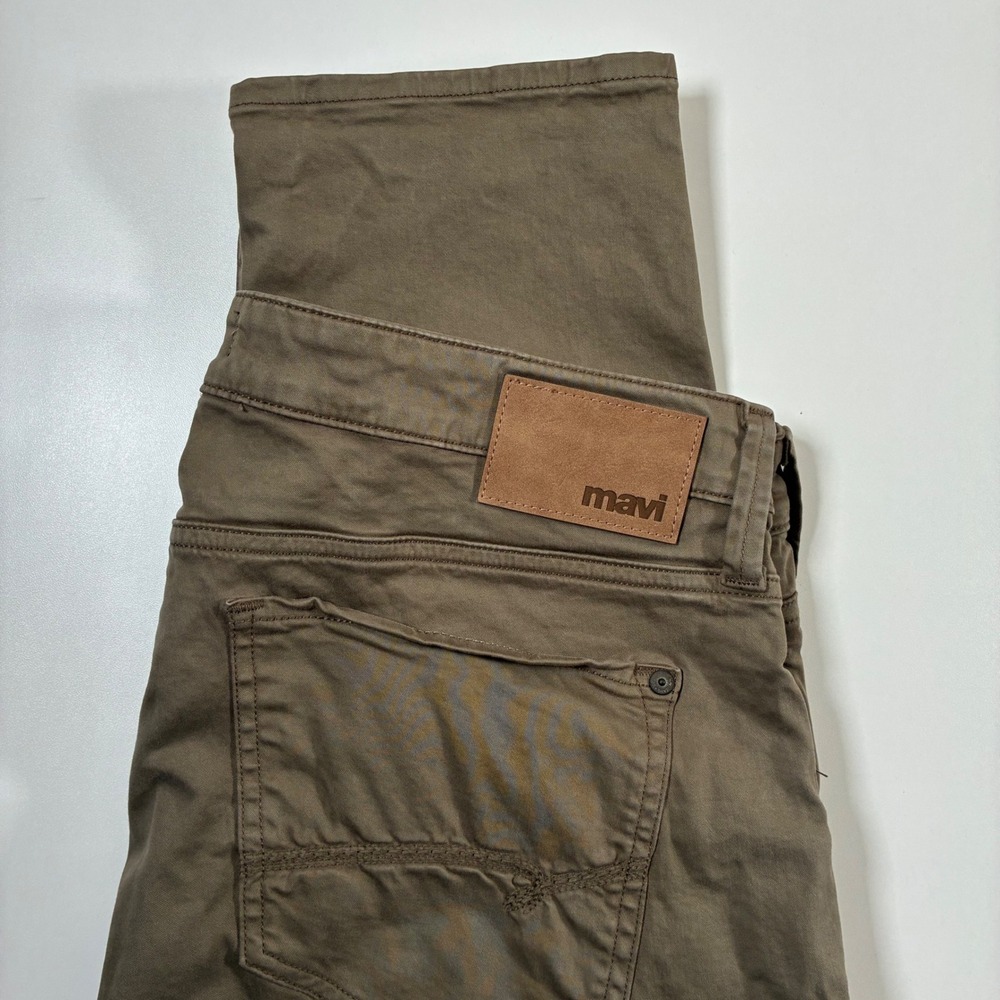 Mavi Jake Jeans 36x28 Brown Slim Leg Stretch Casual Pants
